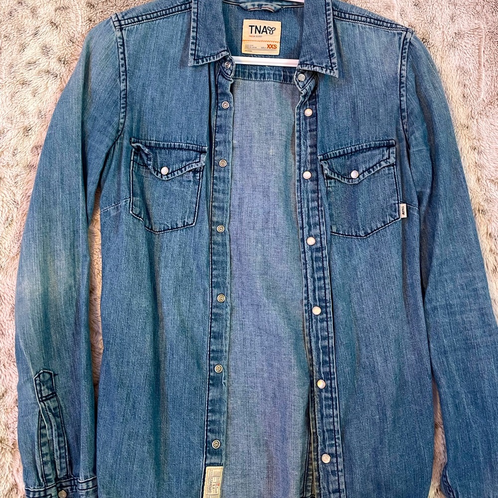 TNA Aritzia Demin Jacket